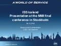 Case: ISS - Measured and Mangaged Innovation