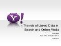 Linked Data, Search and Social Media: Peter Mika (Yahoo! Research, Spain)