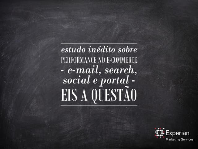 Estudo inédito sobre performance no...