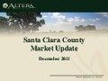 Santa Clara County Housing market Update 12 2011