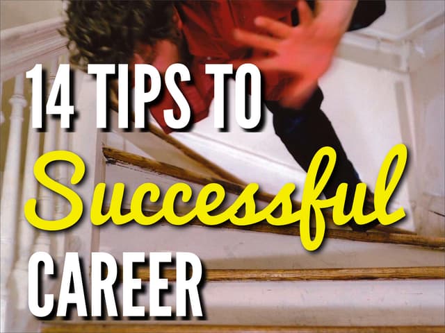 14 tips to successful career