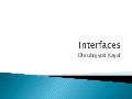 15   interfaces