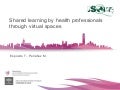 Shared learning by health professionals through virtual spaces