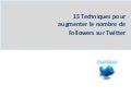 15 techniques de mises à jour sur twitter