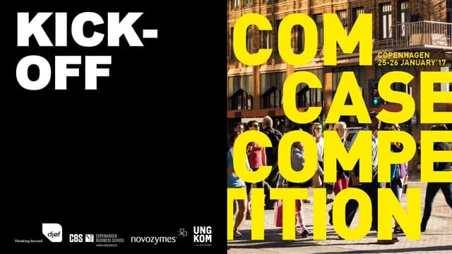 #Comcasecompetition17; #ccc17 Kick off