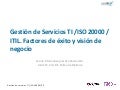 IT360.es. Gestión de servicios IT/ ISO 20000. turisTEC Palma de Mallorca, Abril 2010