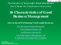 Video: 16 Characteristics of Good Business Management