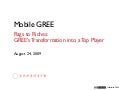 Mobile GREE Research Report V1.0