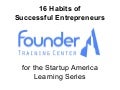 16 Habits of Successful Entrepreneurs