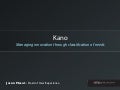 Kano - a quick intro