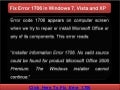 How To Fix Error 1706 in Windows 7, Vista and XP
