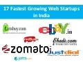 17 fastest growing web startups in india