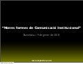 18a sessió web: Noves formes de comunicació institucional