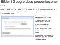 Bilder i Google docs presentasjoner