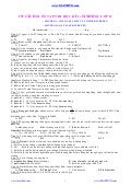 191 câu trắc nghiệm chương 1, 2 - Sinh học 12