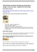 1939 Ad Ellerman &amp; Bucknall Capetown South Africa Voyage Cruise Line Ship – Original Print Ad Reviews