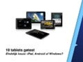 19 tablets die er toe doen