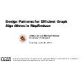 Design Patterns for Efficient Graph Algorithms in MapReduce__HadoopSummit2010