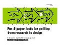 See->Sort->Sketch : Pen & Paper Tools to get from Research to Design : IA Summit 2010 version