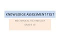 Mechanical Technology Grade 12 Chapter 1 Intro Test