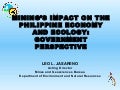 Leo Jasareno presentation at Conference on Mining&rsquo;s Impact on Philippine Economy and Ecology
