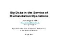 BENGTSSON-Big Data in the Service of  Humanitarian Operations