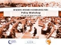Policy Engagement, AERC Workshop, 2010