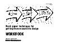Workbook : Pen & Paper Tools for getting from Research to Design [See->Sort->Sketch]