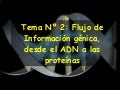 1ª unidad tema nº2 flujo de información genética