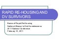 2.1: Basics of Rapid Re-Housing