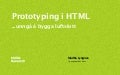 Martha Lyngnes: Prototyping før utvikling: Unngå å bygga luftslott (Webdagene 2011)