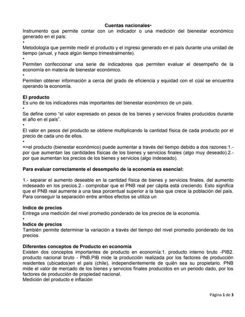 Cuentas Nacionales - Macroeconomia