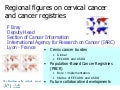 Regional Figures on Cervical Cancer and Cancer Registries by  Freddie Bray 