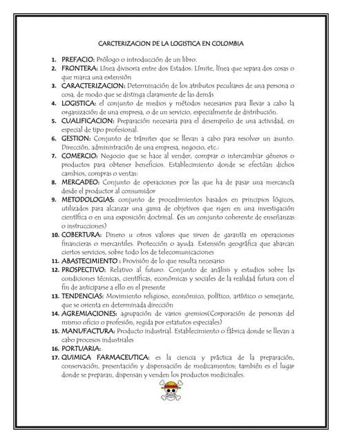 Diccionario de palabras desconocidas