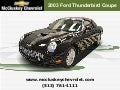Used 2003 Ford Thunderbird Coupe - Kings Automall Cincinnati, Ohio
