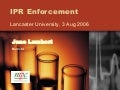 Intellectual Property Rights Enforcement