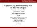 Representing and Reasoning with Modular Ontologies (2007)