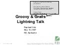 2007 09 10 Fzi Training Groovy Grails V Ws