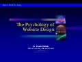 Psychology of Website Design - Dr. Pamela Rutledge