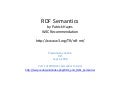 RDF Semantics