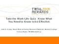 Take the WorkLife Quiz