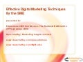 Practical Digital Marketing for SMEs