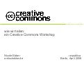 Creative Commons - Wie wir teilen