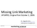 Missing Link Marketing by Augustine Fou, PhD.