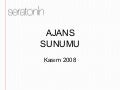 Seratonin Ajans Sunumu