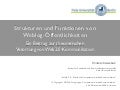 Strukturen und Funktionen von Weblog-Öffentlichkeiten