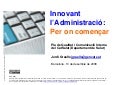 Innovant la salut: per on començar