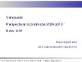 Venezuela: Perspectivas Economicas (Marzo, 2009)