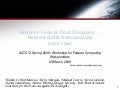 Vectors in Federal Cloud Computing - Network-centric Interoperability