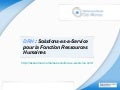 DRH (Ressources Humaines) - Solutions-as-a-Service Metier - Forum Club Alliances - 2009.06.05 